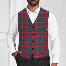 ScotsTee Shop Scottish Fraser of Lovat Modern Tartan Waistcoat Sleeveless Suit Vest