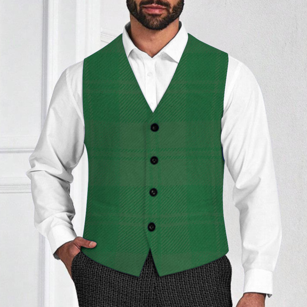 ScotsTee Shop Scottish Erskine Hunting Ancient Tartan Waistcoat Sleeveless Suit Vest
