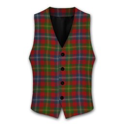 ScotsTee Shop Scottish Forrester Tartan Waistcoat Sleeveless Suit Vest