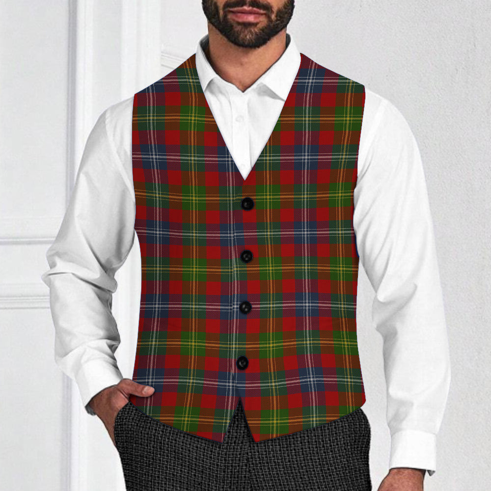 ScotsTee Shop Scottish Forrester Tartan Waistcoat Sleeveless Suit Vest