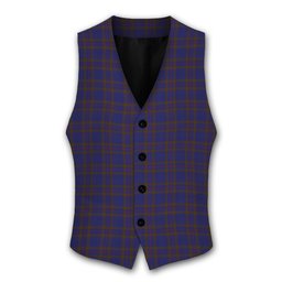 ScotsTee Shop Scottish Elliot Tartan Waistcoat Sleeveless Suit Vest