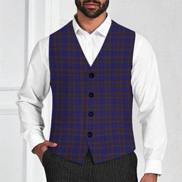 ScotsTee Shop Scottish Elliot Tartan Waistcoat Sleeveless Suit Vest