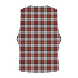 ScotsTee Shop Scottish Gillies Red Dress Tartan Waistcoat Sleeveless Suit Vest