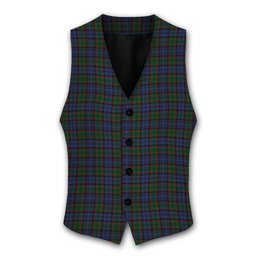 ScotsTee Shop Scottish Fletcher Tartan Waistcoat Sleeveless Suit Vest