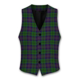 ScotsTee Shop Scottish Gary or Garry Tartan Waistcoat Sleeveless Suit Vest