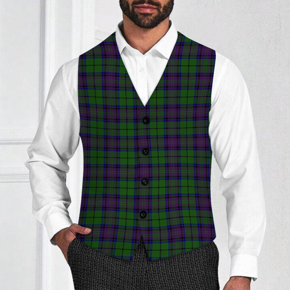 ScotsTee Shop Scottish Gary or Garry Tartan Waistcoat Sleeveless Suit Vest