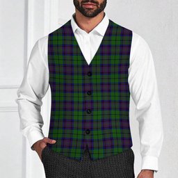 ScotsTee Shop Scottish Gary or Garry Tartan Waistcoat Sleeveless Suit Vest