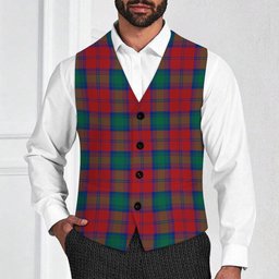 ScotsTee Shop Scottish Fotheringham Tartan Waistcoat Sleeveless Suit Vest