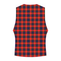 ScotsTee Shop Scottish Fraser Lovat Modern Tartan Waistcoat Sleeveless Suit Vest