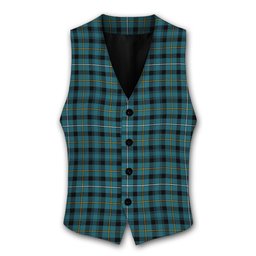 ScotsTee Shop Scottish Fleming Ancient Tartan Waistcoat Sleeveless Suit Vest