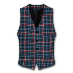 ScotsTee Shop Scottish Gandy of Myrton Tartan Waistcoat Sleeveless Suit Vest