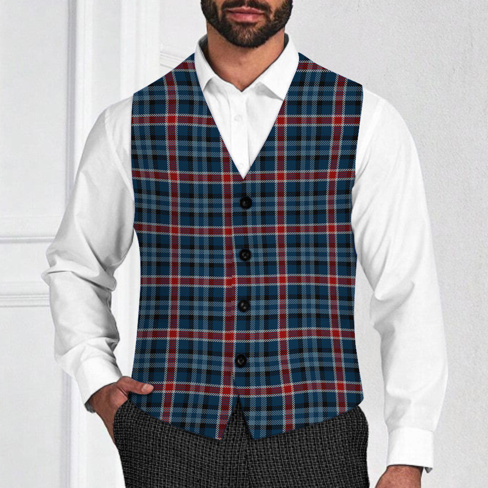 ScotsTee Shop Scottish Gandy of Myrton Tartan Waistcoat Sleeveless Suit Vest