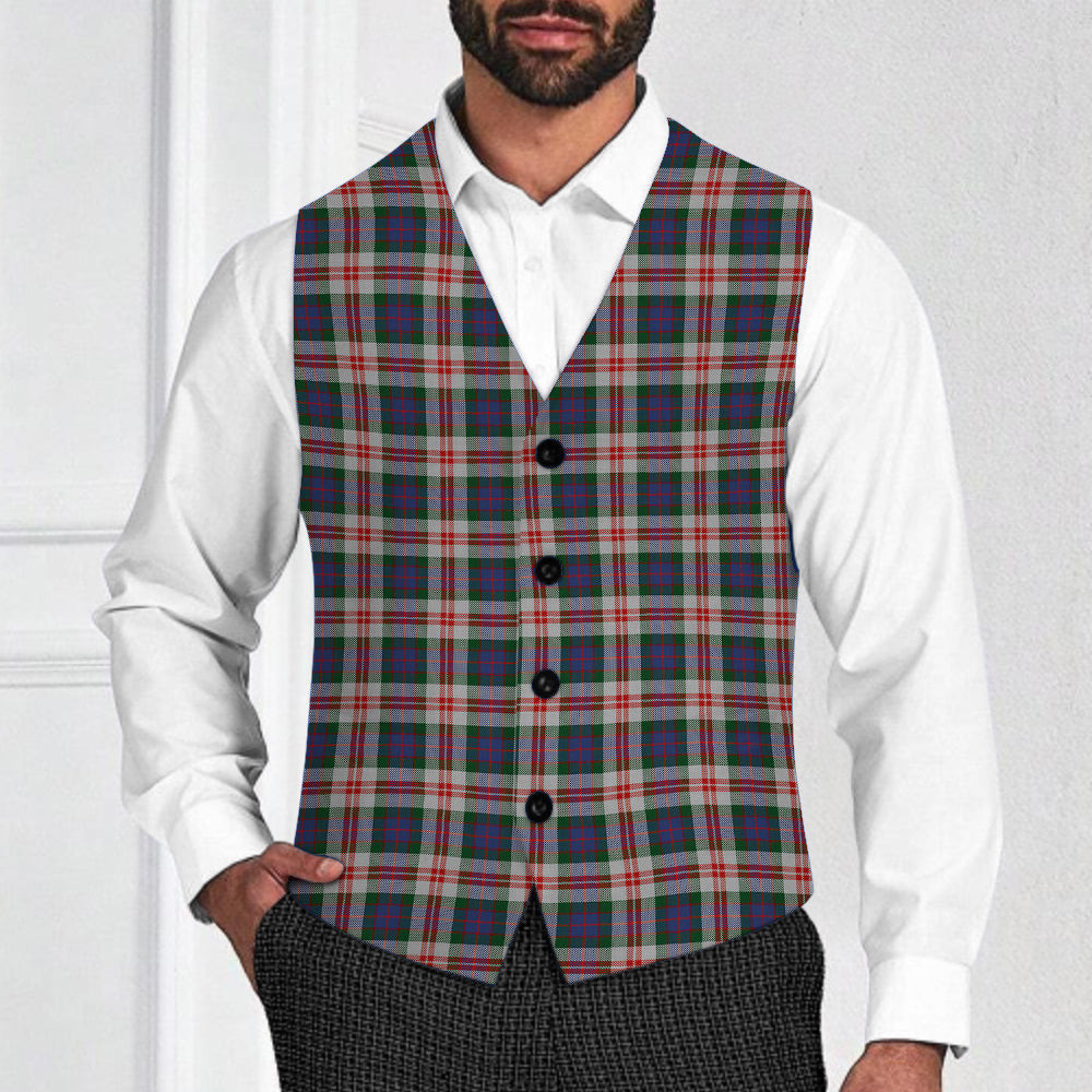 ScotsTee Shop Scottish Fraser Red Dress Tartan Waistcoat Sleeveless Suit Vest