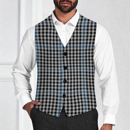 ScotsTee Shop Scottish Gladstanes Tartan Waistcoat Sleeveless Suit Vest