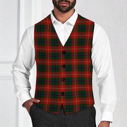 ScotsTee Shop Scottish Douglas of Roxburgh Tartan Waistcoat Sleeveless Suit Vest