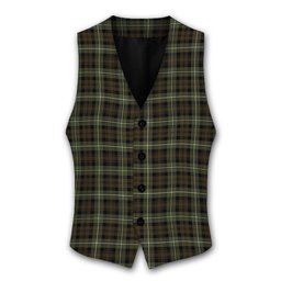 ScotsTee Shop Scottish Forbes of Druminnor Tartan Waistcoat Sleeveless Suit Vest