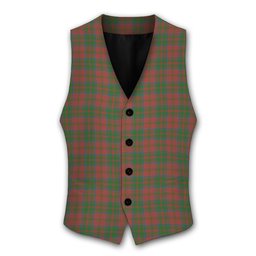 ScotsTee Shop Scottish Donald of Glencoe Ancient Tartan Waistcoat Sleeveless Suit Vest