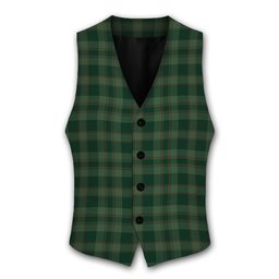 ScotsTee Shop Scottish Donachie of Brockloch Hunting Tartan Waistcoat Sleeveless Suit Vest