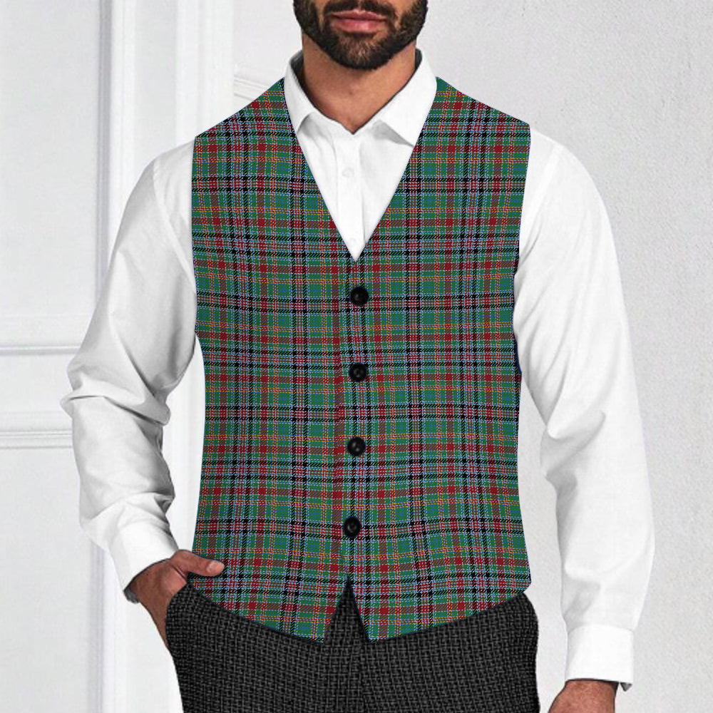 ScotsTee Shop Scottish Galbraith Old Ancient Tartan Waistcoat Sleeveless Suit Vest