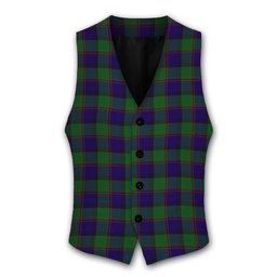 ScotsTee Shop Scottish Gammell 1978 Tartan Waistcoat Sleeveless Suit Vest