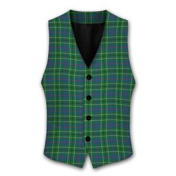 ScotsTee Shop Scottish Duncan Ancient Tartan Waistcoat Sleeveless Suit Vest