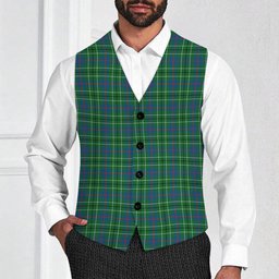 ScotsTee Shop Scottish Duncan Ancient Tartan Waistcoat Sleeveless Suit Vest