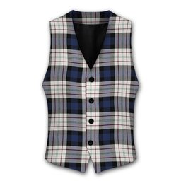 ScotsTee Shop Scottish Fergusson Dress Tartan Waistcoat Sleeveless Suit Vest