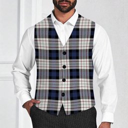 ScotsTee Shop Scottish Fergusson Dress Tartan Waistcoat Sleeveless Suit Vest