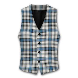 ScotsTee Shop Scottish Hannay Ancient Tartan Waistcoat Sleeveless Suit Vest