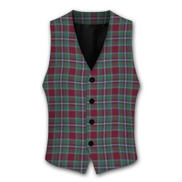 ScotsTee Shop Scottish Spence Tartan Waistcoat Sleeveless Suit Vest