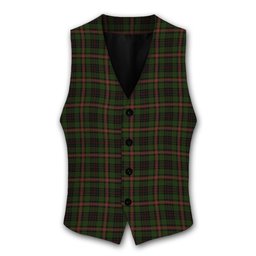 ScotsTee Shop Scottish Pilette of Kinnear Tartan Waistcoat Sleeveless Suit Vest