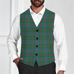 ScotsTee Shop Scottish Robertson of Struan Ancient Tartan Waistcoat Sleeveless Suit Vest