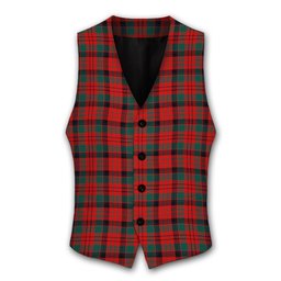 ScotsTee Shop Scottish MacNeacail Modern Tartan Waistcoat Sleeveless Suit Vest