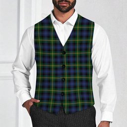 ScotsTee Shop Scottish Gordon 2 Tartan Waistcoat Sleeveless Suit Vest