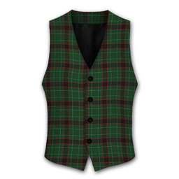 ScotsTee Shop Scottish MacDiarmid 2 Tartan Waistcoat Sleeveless Suit Vest
