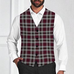 ScotsTee Shop Scottish Little Dress Tartan Waistcoat Sleeveless Suit Vest