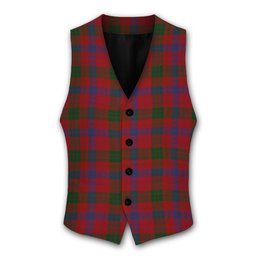 ScotsTee Shop Scottish Ross 4 Tartan Waistcoat Sleeveless Suit Vest