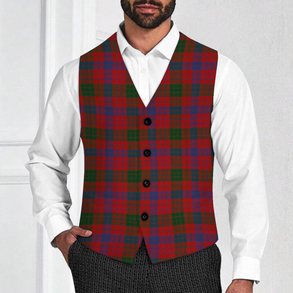 ScotsTee Shop Scottish Ross 4 Tartan Waistcoat Sleeveless Suit Vest