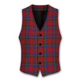 ScotsTee Shop Scottish McDonald of Glenaladale Tartan Waistcoat Sleeveless Suit Vest