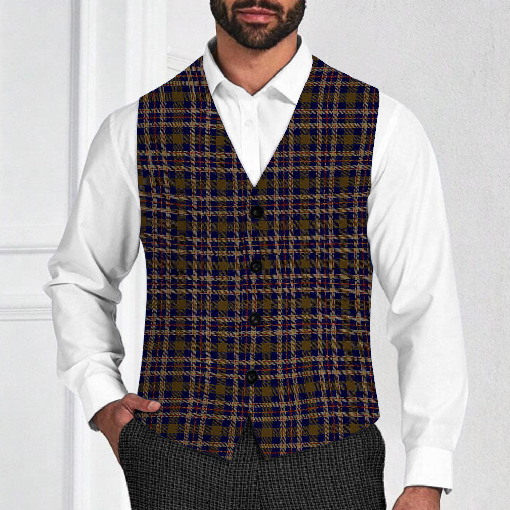 ScotsTee Shop Scottish Rutherford Simon Travis Alan Hunting Tartan Waistcoat Sleeveless Suit Vest