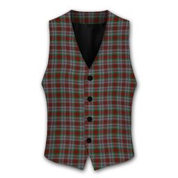 ScotsTee Shop Scottish Metcalf Tartan Waistcoat Sleeveless Suit Vest