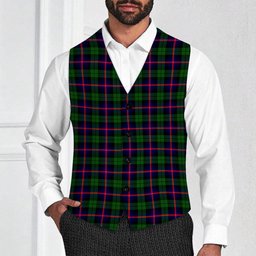 ScotsTee Shop Scottish Urquhart Modern Tartan Waistcoat Sleeveless Suit Vest