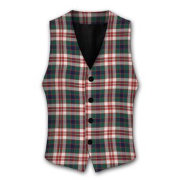 ScotsTee Shop Scottish Robertson Dress Modern Tartan Waistcoat Sleeveless Suit Vest