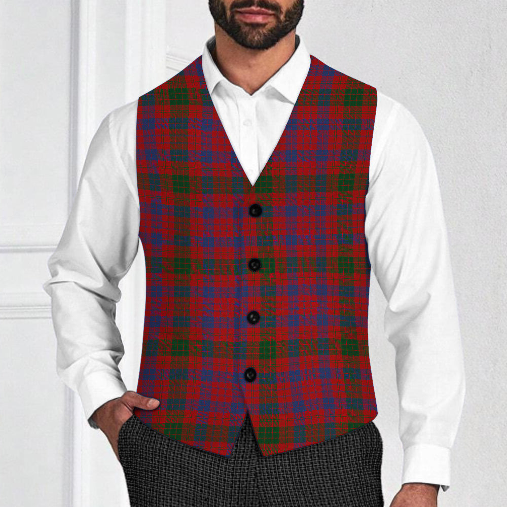 ScotsTee Shop Scottish Ross 5 Tartan Waistcoat Sleeveless Suit Vest