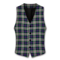 ScotsTee Shop Scottish McLeod Of Californian Tartan Waistcoat Sleeveless Suit Vest