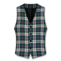 ScotsTee Shop Scottish MacLeod Of Californian Modern Tartan Waistcoat Sleeveless Suit Vest