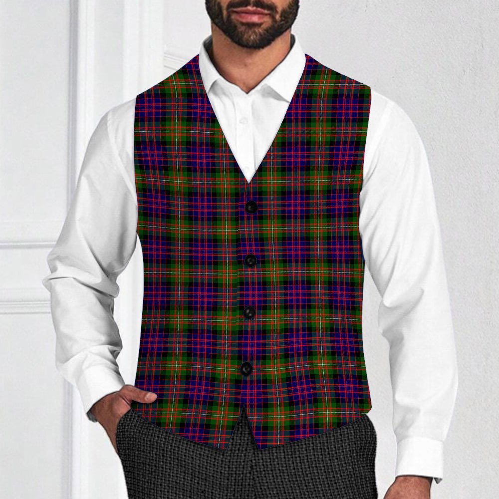 ScotsTee Shop Scottish MacDonnell of Glengarry Modern Tartan Waistcoat Sleeveless Suit Vest