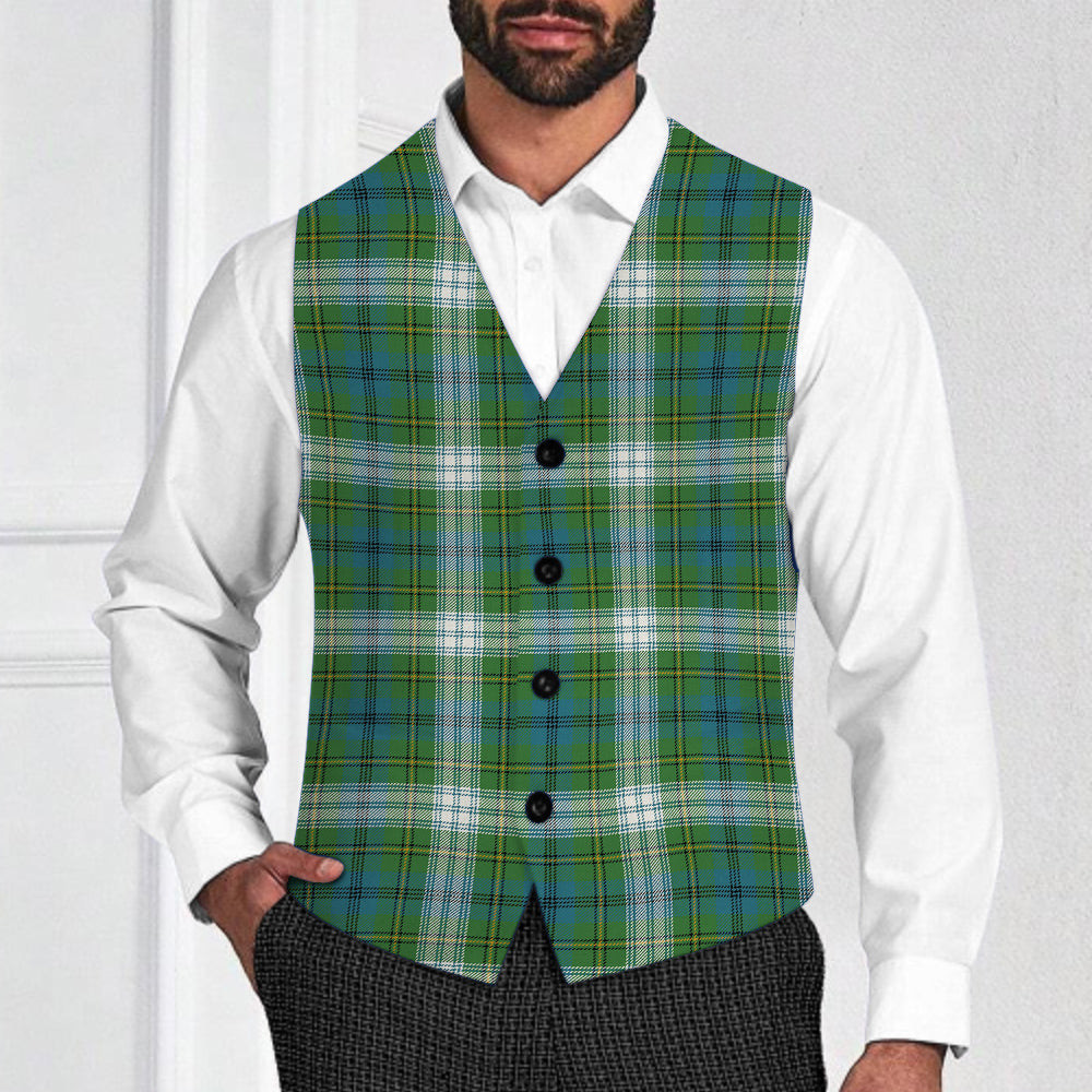 ScotsTee Shop Scottish Johnstone Dress Ancient Tartan Waistcoat Sleeveless Suit Vest