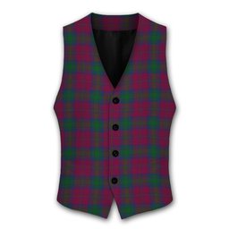 ScotsTee Shop Scottish McGlynn Tartan Waistcoat Sleeveless Suit Vest