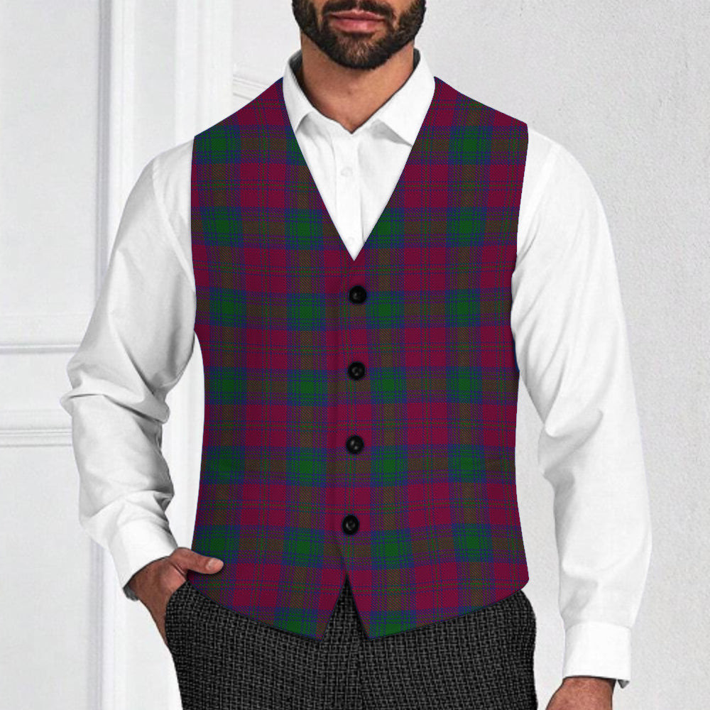 ScotsTee Shop Scottish McGlynn Tartan Waistcoat Sleeveless Suit Vest
